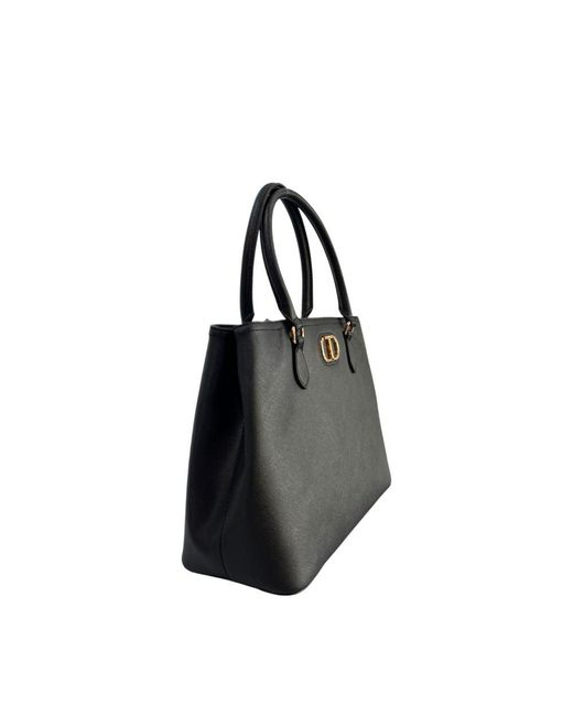Twinset Black Yellow Polyurethane Shoulder Bag