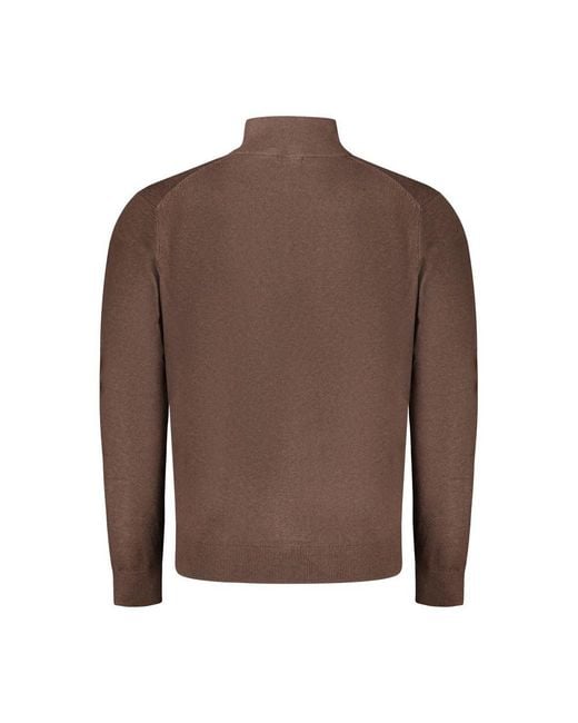 Norway 1963 Brown Polyester Sweater for men