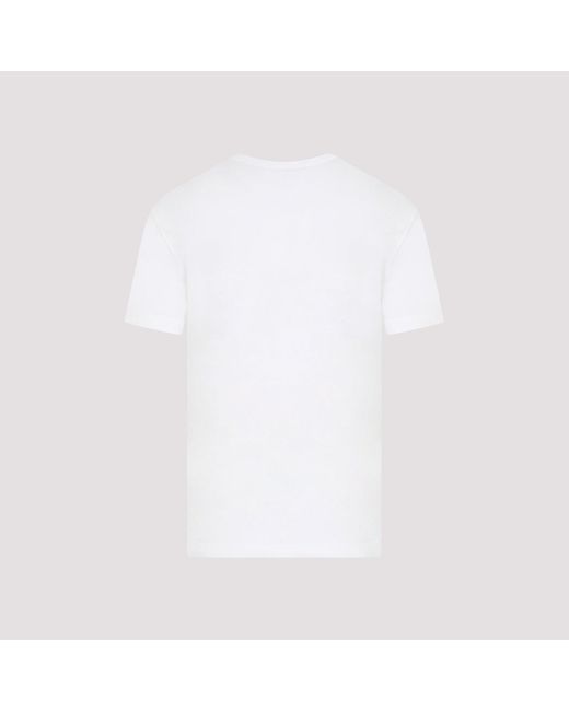 Emilio Pucci Black Cotton Logo T in White | Lyst
