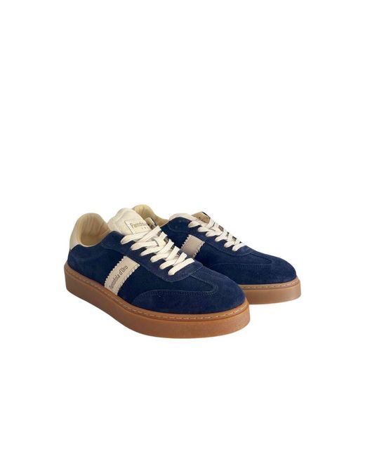Pantofola D Oro Blue Suede Men Sneakers for men