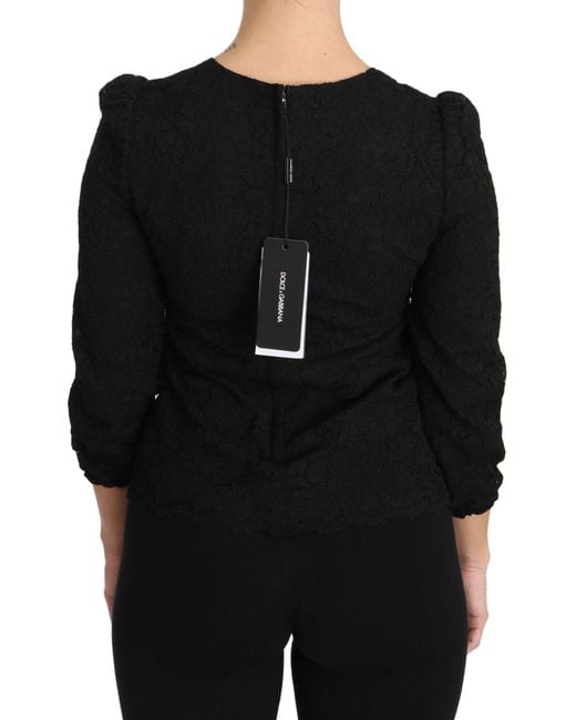 Dolce & Gabbana Black Blouse