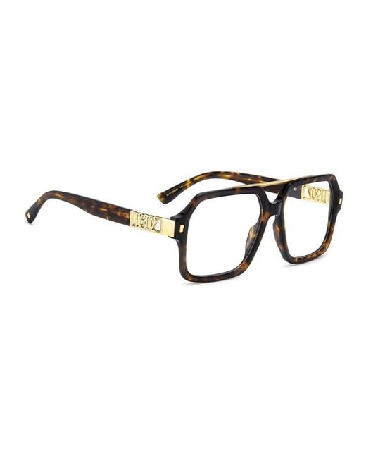 DSquared² Black Brown Acetate Glasses (frames) for men