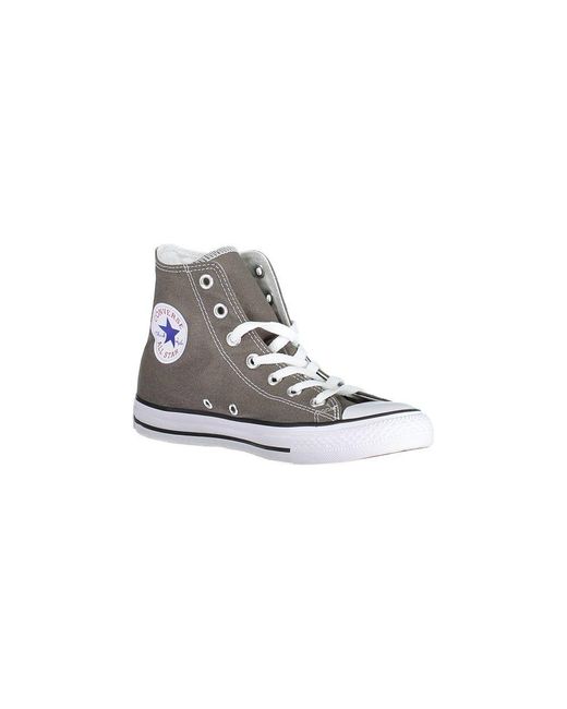 Converse White Gray Textile Sneaker