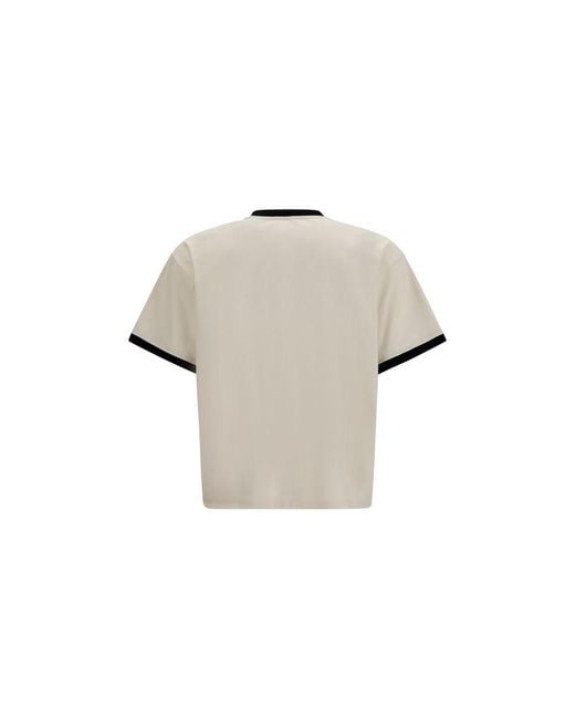 Versace Natural Beige Cotton T for men