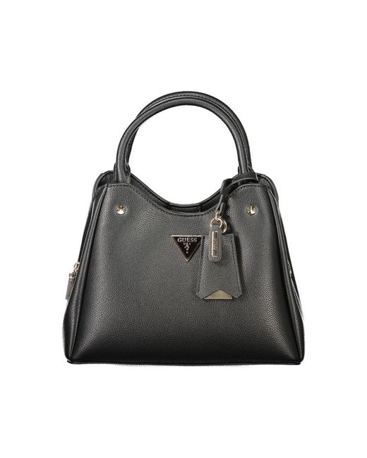 Guess Black Polyurethane Handbag