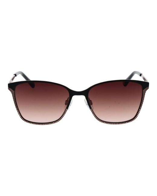 Ted Baker Brown Acetate Sunglasses