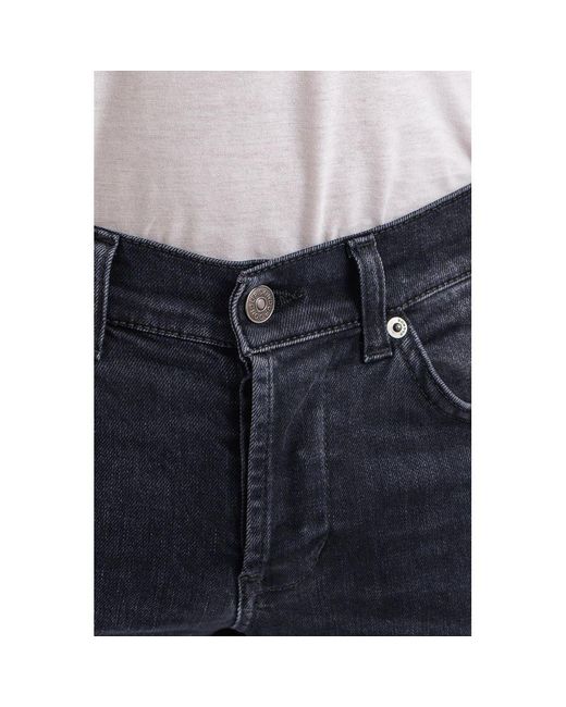 Dondup Blue Elevated Stretch Jeans For Sophisticated Style for men