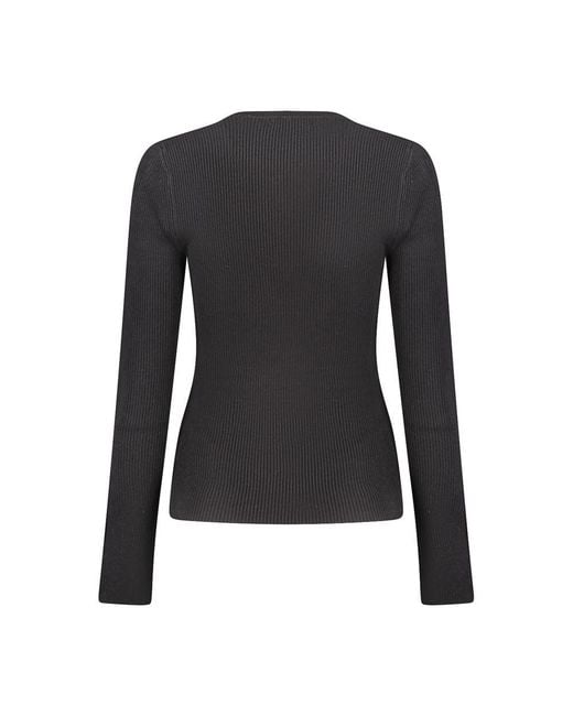 Guess Black Round-Neck Knitwear