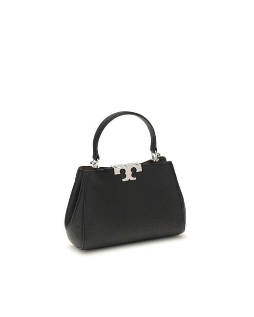 Tory Burch Black Eleanor Mini Satchel Bag