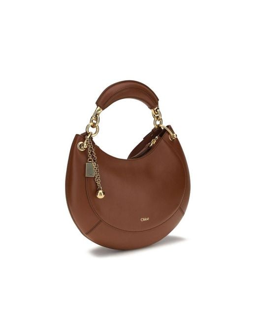Chloé Brown Calf Leather Bos Taurus Shoulder Bag