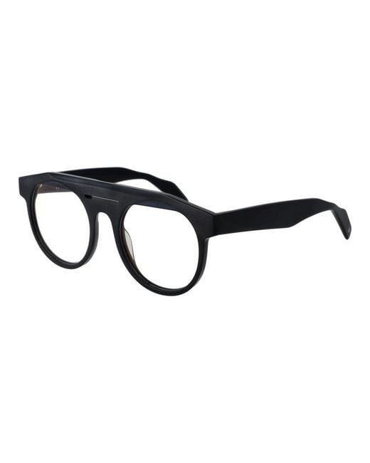 Yohji Yamamoto Black Plastic Glasses (Frames) for men