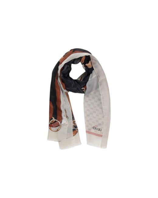 Liu Jo Black Polyester Scarf