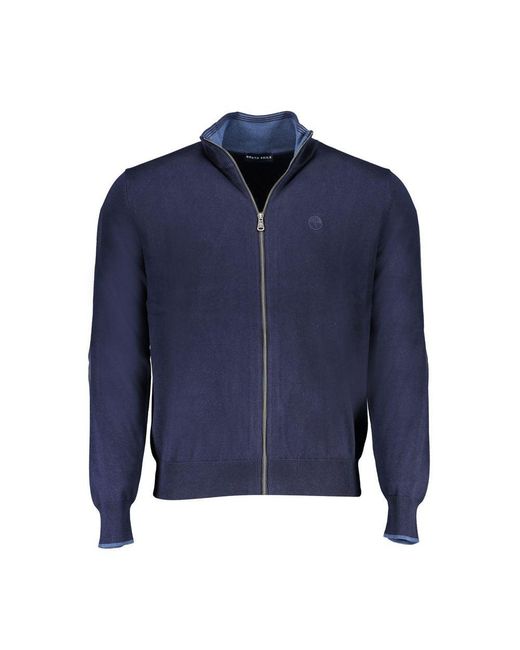 North Sails Blue Cotton Sweater for men