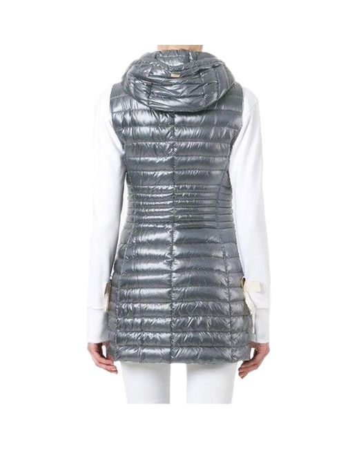 Herno Gray Nylon Jackets & Coat