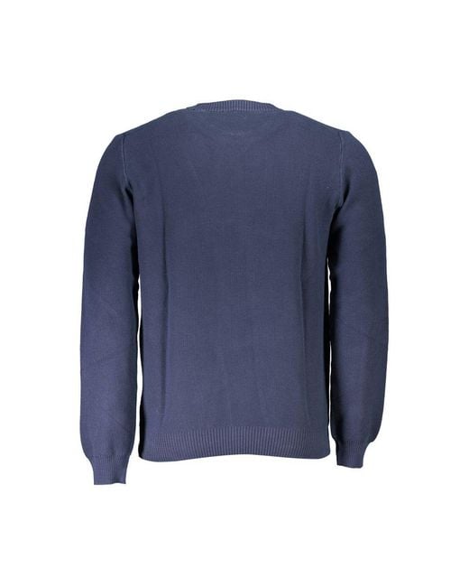 North Sails Blue Cotton Men Sweater for men