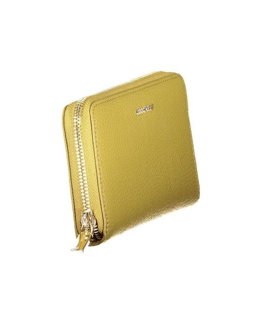 Coccinelle Yellow Verde Pelle Wallet