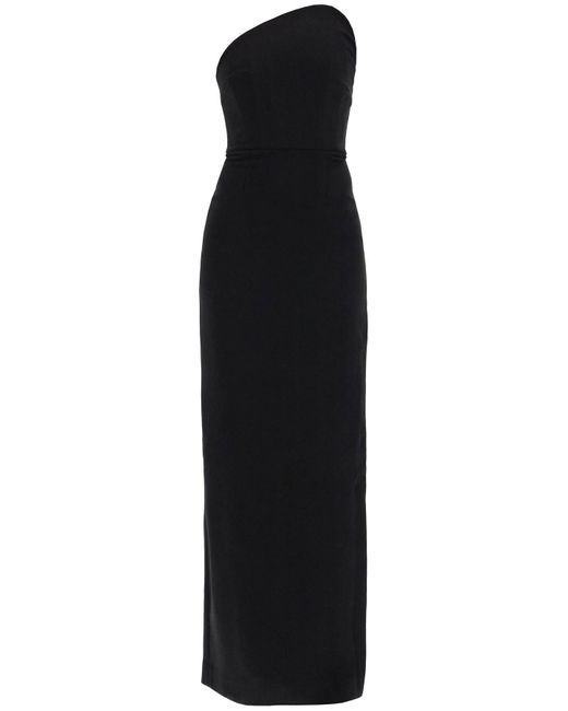 Solace London Black Eve Maxi Dress