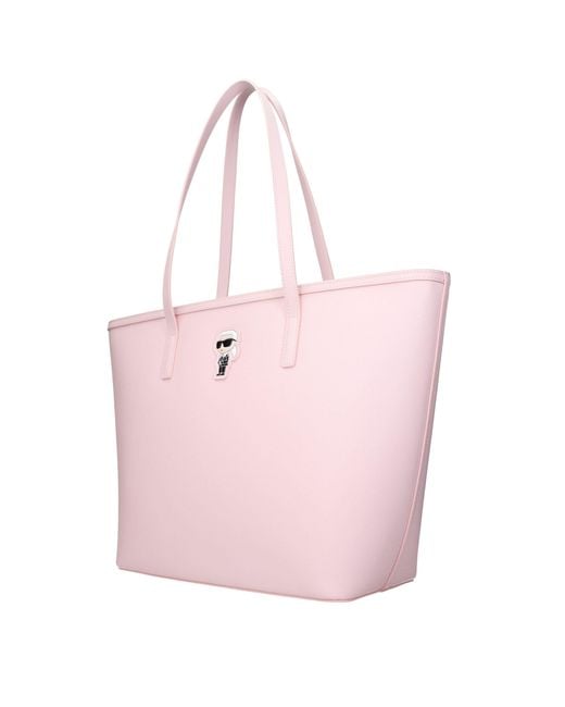 Karl Lagerfeld Pink Polyethylene Shoulder Bag