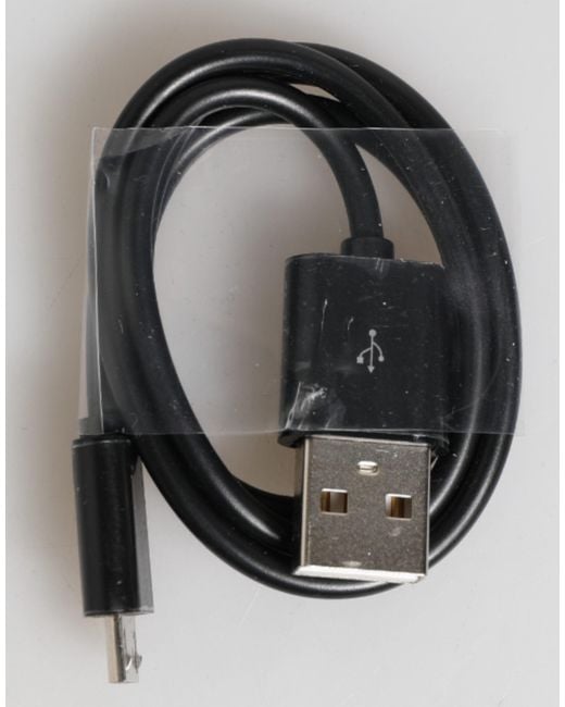 Dolce & Gabbana Black Leather Exotic Skin 3000mah Power Bank Charger Usb