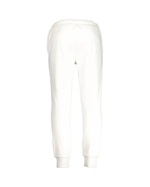 K-Way White Cotton Pant - 2xs for men