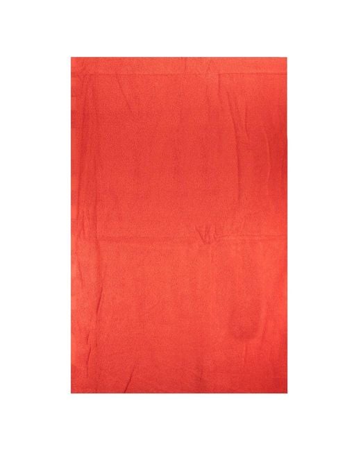 Bikkembergs Red Rosso Cotton Beachwear