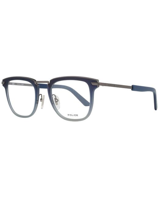 Police Blue Metal & Plastic Glasses (frames) for men