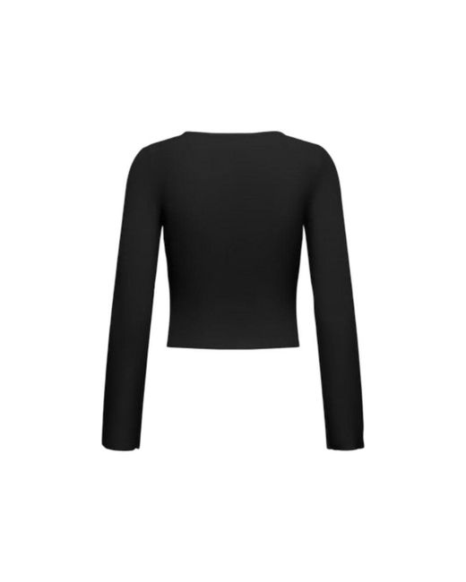 ONLY Black Viscose Sweatshirt