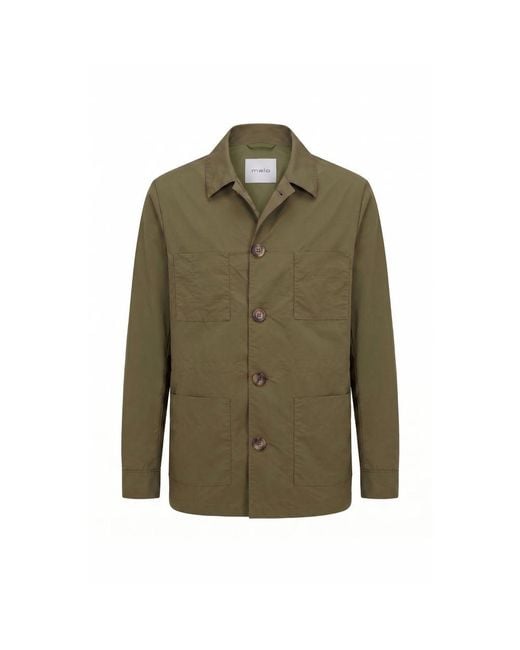Malo Green Nylon Men Jacket for men