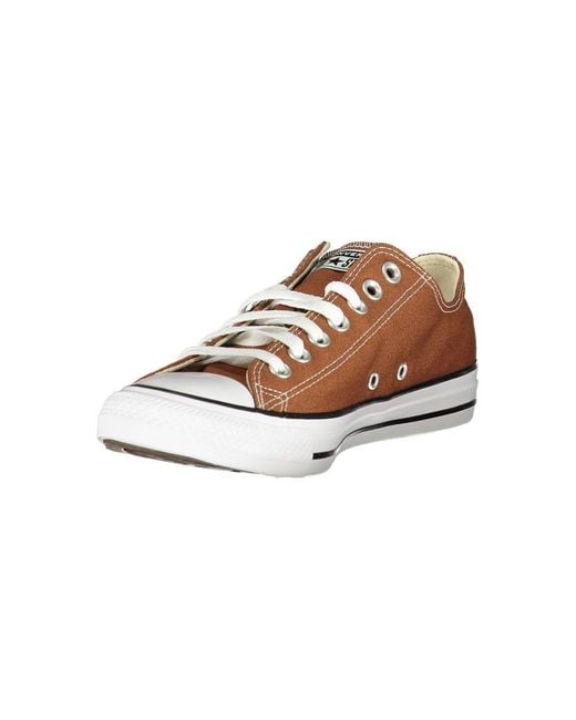 Converse Brown Marrone Polyester Unisex Sneaker