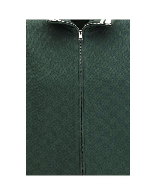 Gucci Green Bicolor Polyamide Shell Jacket for men