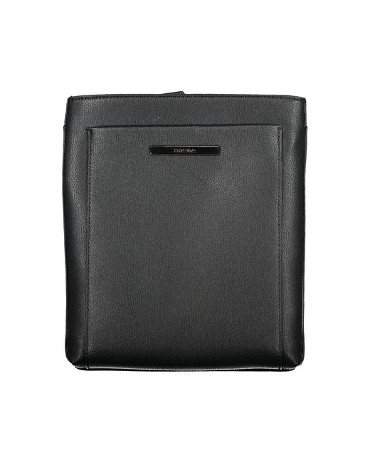 Calvin Klein Black Elegant Shoulder Bag With Contrasting Details for men