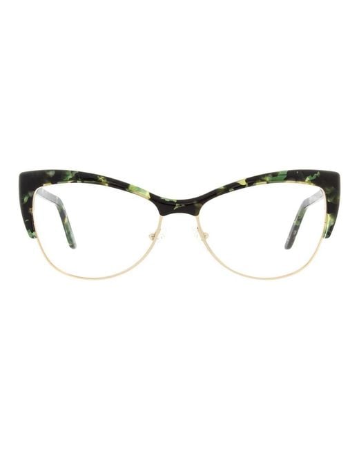 Andy Wolf Brown Bicolor Acetate & Metal Glasses (frames)