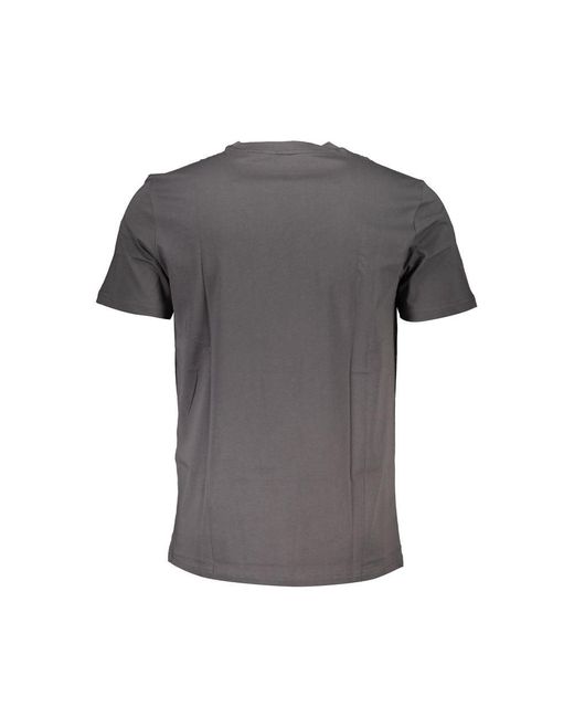 Boss Gray Cotton T-shirt for men