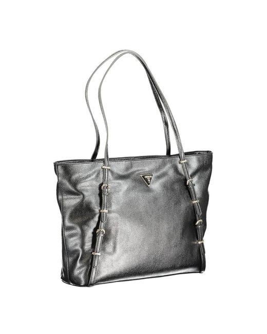 Guess Black Polyurethane Handbag