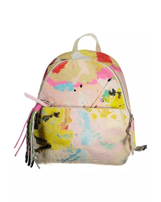 Desigual Gray Polyester Backpack