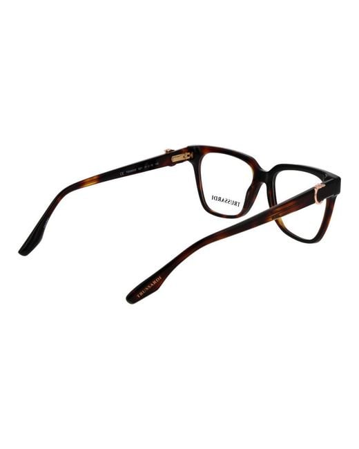 Trussardi Black Brown Acetate Glasses (frames)
