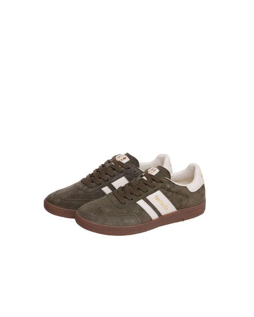 Pantofola D Oro Brown Green Suede Men's Sneaker for men