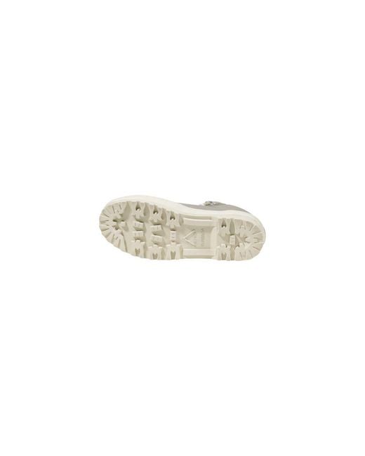 Superga White Fabric Sneaker