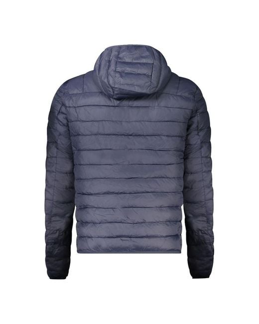 Roberto Cavalli Blue Polyester Jacket for men