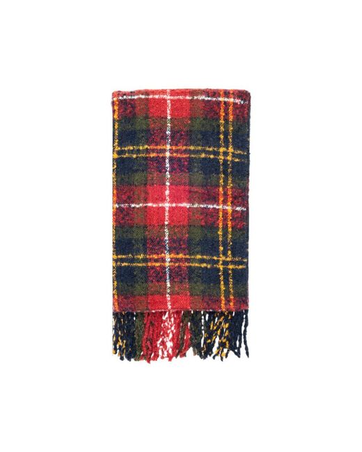 Barbour Red Bordeaux Polyester Scarf