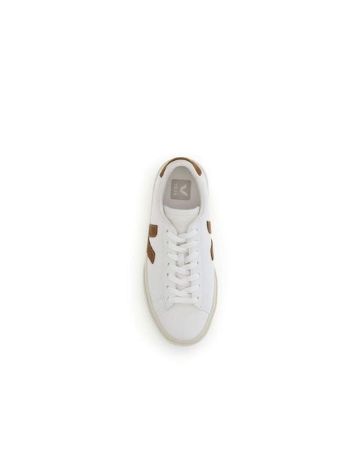 Veja White Leather Sneakers