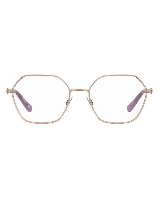 Love Moschino Metallic Metal Glasses (Frames) Accessory