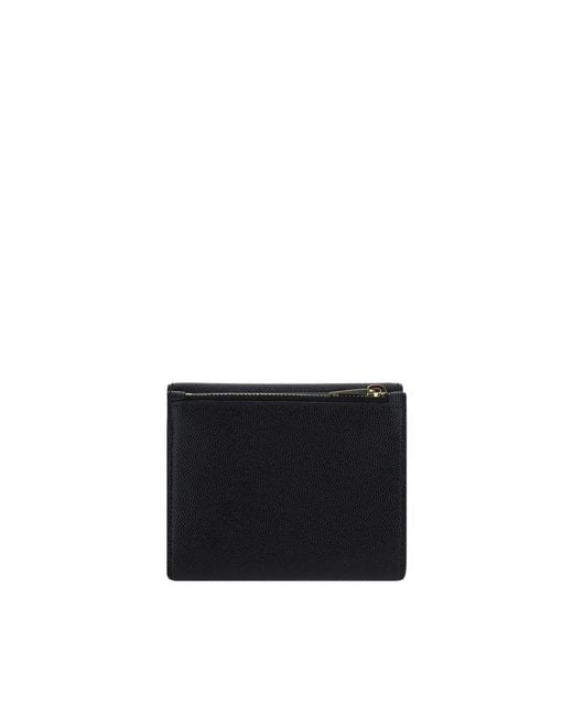 Saint Laurent Black Calf Leather Bos Taurus Wallet