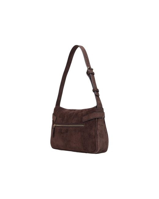 Guess Brown Polyester Handbag