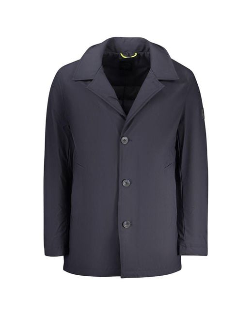 North Sails Blue Polyester Men's Jacket for men