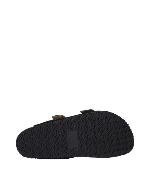 Isabel Marant Black Leather Slippers for men