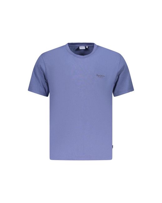 Pepe Jeans Blue Cotton Men's T for men