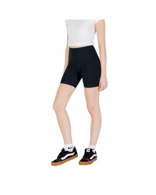 Converse Blue Black Cotton Bermuda Shorts