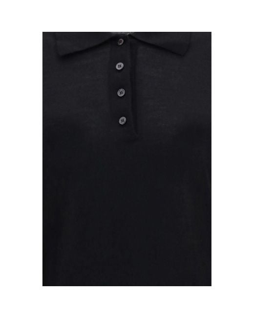 Golden Goose Deluxe Brand Blue Black Wool Oves Aries Shirt