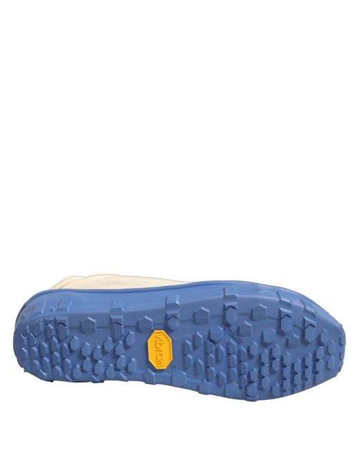 Dolce & Gabbana Blue Old Runner Lace Up Sneakers Shoes Elastane Nylon Acrylic Calf for men